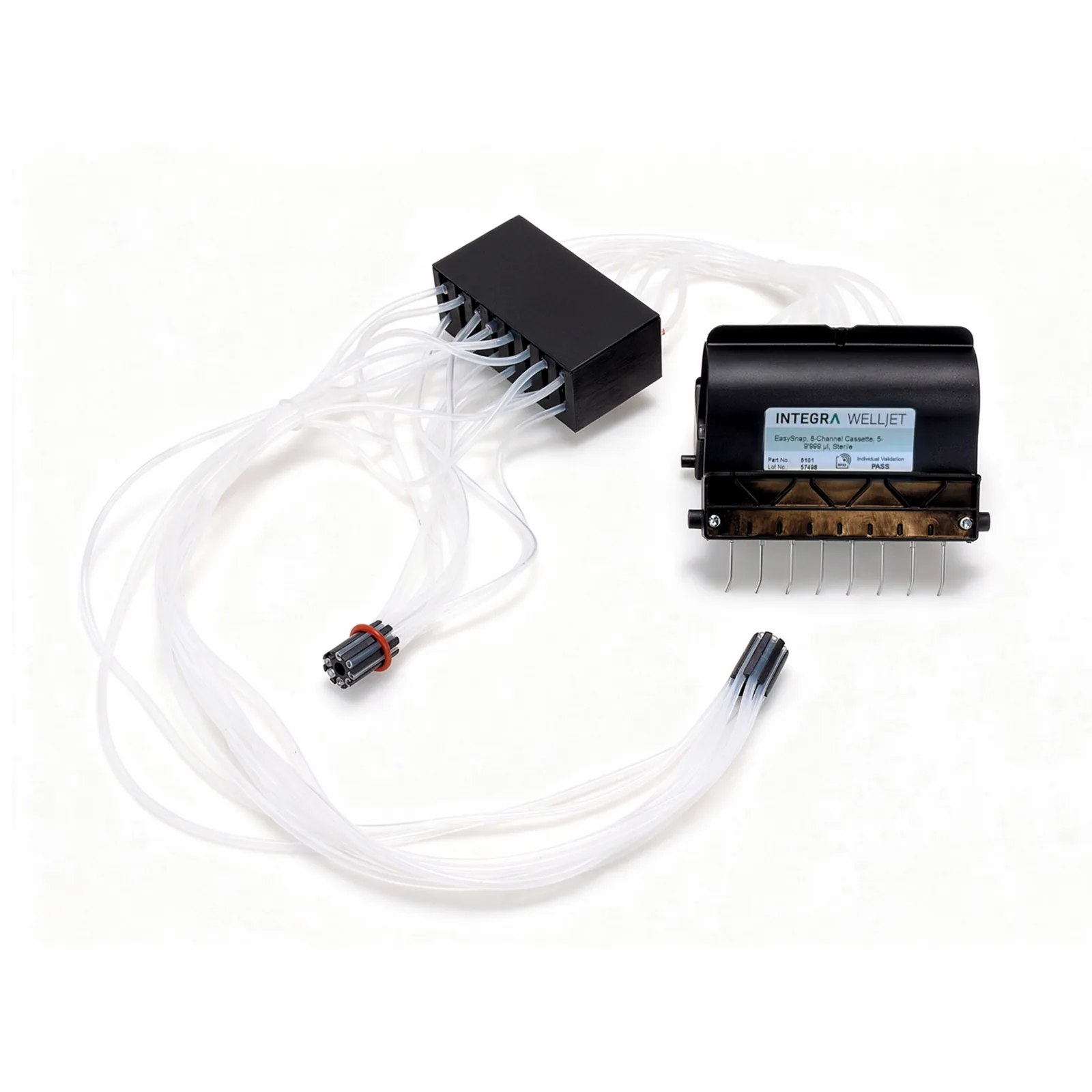 ADDIMUS washing cassette with passive valving